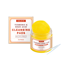 EELHOE Turmeric Exfoliating Cleansing Pad Repairs And Nourishes The Delicate Skin Of The Face, Gently Cleanses And Purifies (Option: 1pcs)